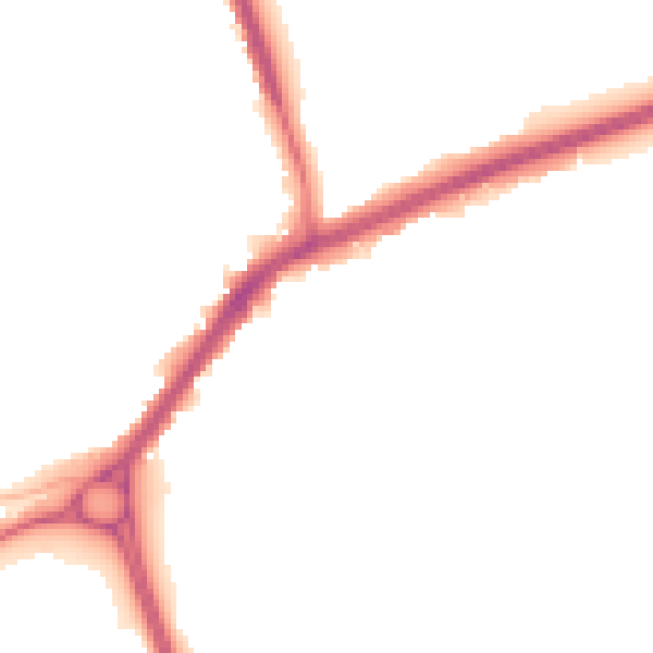 Night-time road noise heatmap for DY9 9LP