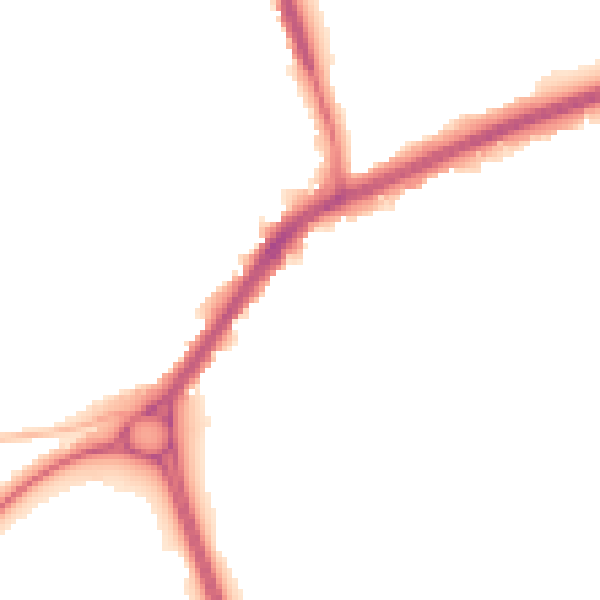 Night-time road noise heatmap for DY9 9LY