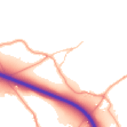 Daytime road noise heatmap for DY9 9PQ