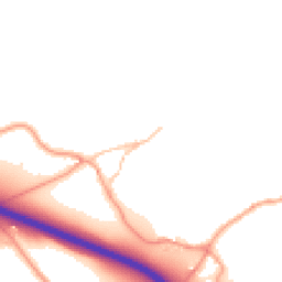 Daytime road noise heatmap for DY9 9PS