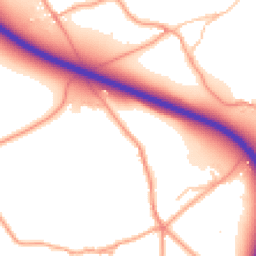 Daytime road noise heatmap for DY9 9QB