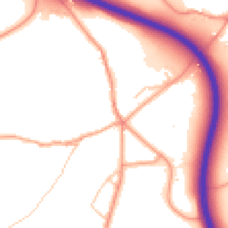 Daytime road noise heatmap for DY9 9QF