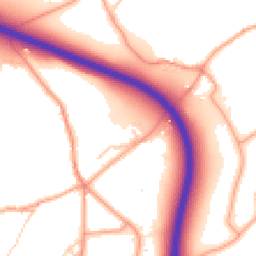 Daytime road noise heatmap for DY9 9QR