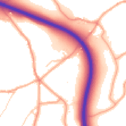 Daytime road noise heatmap for DY9 9QT