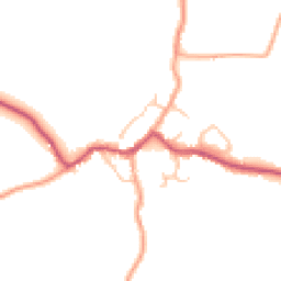 Daytime road noise heatmap for DY9 9SY