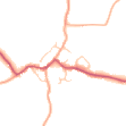 Daytime road noise heatmap for DY9 9TG