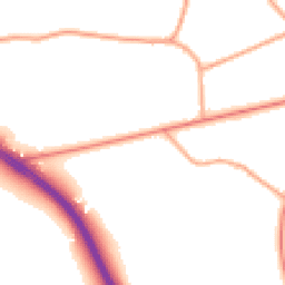Daytime road noise heatmap for DY9 9XH