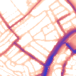 Daytime road noise heatmap for E11 1AL