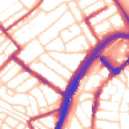 Daytime road noise heatmap for E11 1AT