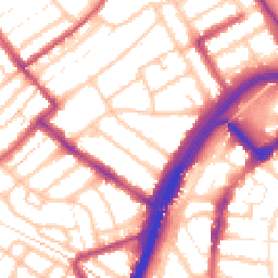 Daytime road noise heatmap for E11 1AU