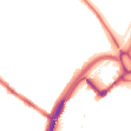 Night-time road noise heatmap for E11 1AW