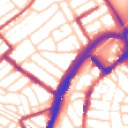 Daytime road noise heatmap for E11 1AX