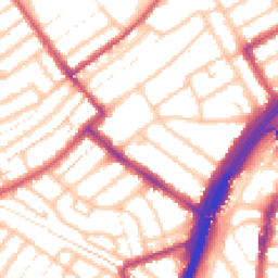 Daytime road noise heatmap for E11 1AY