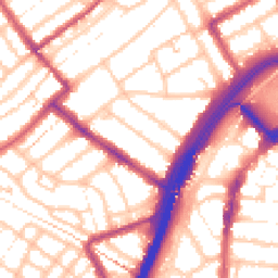 Daytime road noise heatmap for E11 1BA