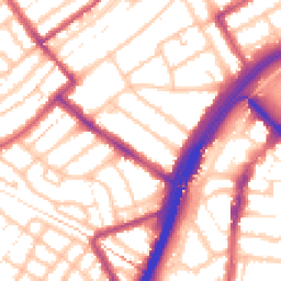 Daytime road noise heatmap for E11 1BD