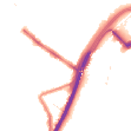 Night-time road noise heatmap for E11 1BE