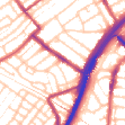 Daytime road noise heatmap for E11 1BG