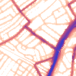 Daytime road noise heatmap for E11 1BH