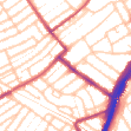 Daytime road noise heatmap for E11 1BL