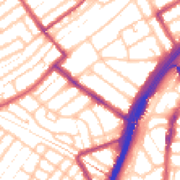 Daytime road noise heatmap for E11 1BN
