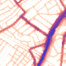Daytime road noise heatmap for E11 1BU