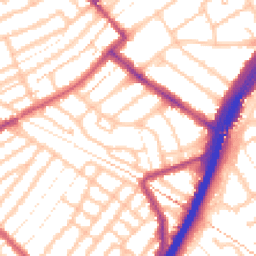 Daytime road noise heatmap for E11 1BY