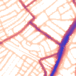 Daytime road noise heatmap for E11 1BZ
