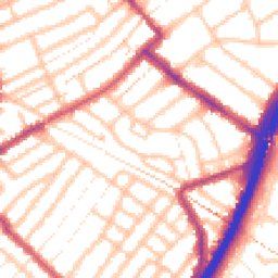 Daytime road noise heatmap for E11 1DB