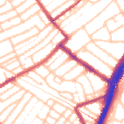 Daytime road noise heatmap for E11 1DF