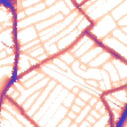 Daytime road noise heatmap for E11 1DJ