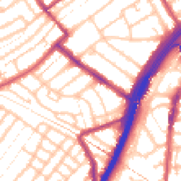 Daytime road noise heatmap for E11 1DP
