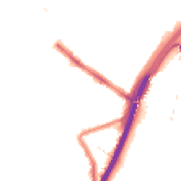 Night-time road noise heatmap for E11 1DP