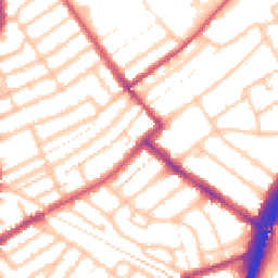 Daytime road noise heatmap for E11 1DR