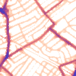 Daytime road noise heatmap for E11 1DU