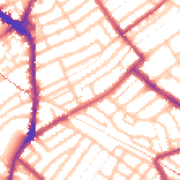 Daytime road noise heatmap for E11 1DY