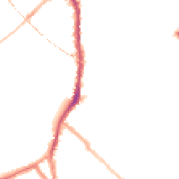 Night-time road noise heatmap for E11 1ED