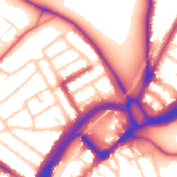 Daytime road noise heatmap for E11 1NE
