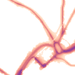 Night-time road noise heatmap for E11 1NE
