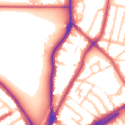 Daytime road noise heatmap for E11 1PT