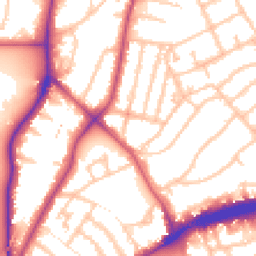 Daytime road noise heatmap for E11 2AN