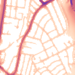 Daytime road noise heatmap for E11 2BH