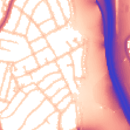 Daytime road noise heatmap for E11 2DA