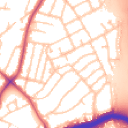 Daytime road noise heatmap for E11 2DR
