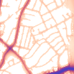 Daytime road noise heatmap for E11 2EX