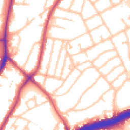 Daytime road noise heatmap for E11 2HA