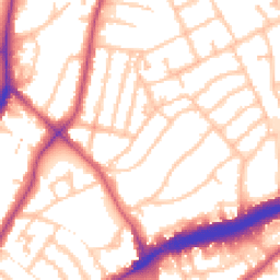 Daytime road noise heatmap for E11 2HD