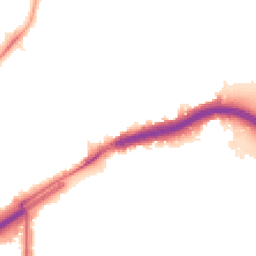 Night-time road noise heatmap for E11 2HN