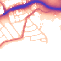 Daytime road noise heatmap for E11 2LY