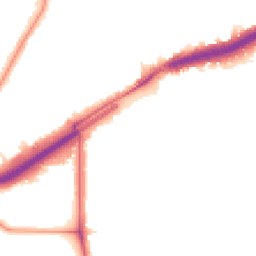 Night-time road noise heatmap for E11 2NU