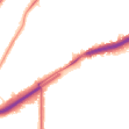 Night-time road noise heatmap for E11 2PU